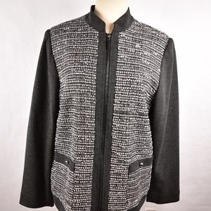 Alfred Dunner Womens Windbreaker Size 10 Jacket